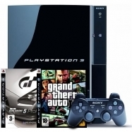 PlayStation 3 Console (80 GB) + Gran Turismo 5: Prologue + Grand Theft Auto IV (PS3), Sony Computer Entertainment