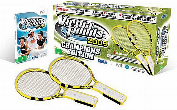 Virtua Tennis 2009 Bundel (incl. 2 Rackets) (Wii), SEGA
