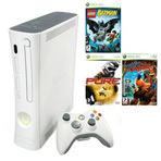 Xbox 360 Console Arcade Bundel (inclusief Banjo Kazooie + LEGO Batman + Pure) (Xbox360), Microsoft