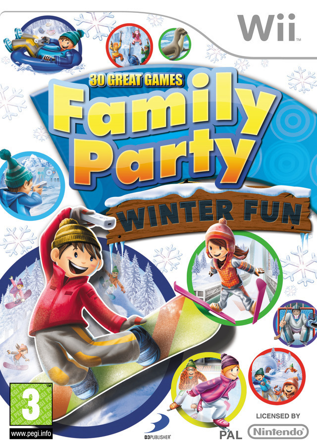 Family Party Winter Fun (Wii), D3P