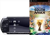 PSP Console 3000 (Black) + 2010 FIFA World Cup South Africa (hardware), Sony