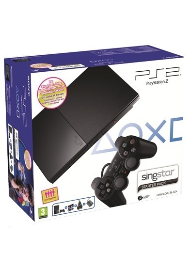 PS2 PlayStation 2 Slimline SingStar Starter Pack (hardware), Sony