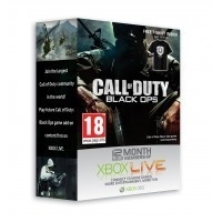 Microsoft Xbox Live Gold 12 Maanden Abonnement + Call of Duty: Black Ops T-shirt (Xbox360), Microsoft