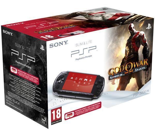 PSP Console 3000 (Black) + God of War: Ghost of Sparta (hardware), Sony