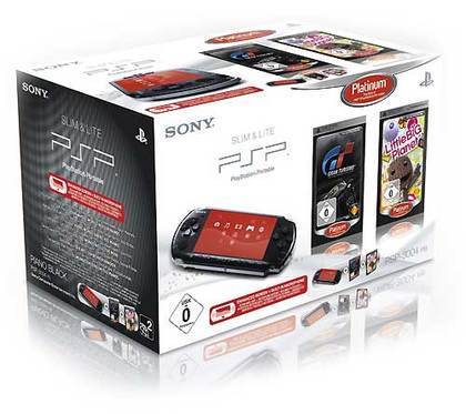 PSP Console 3000 (Black) + Gran Turismo + LittleBigPlanet (hardware), Sony