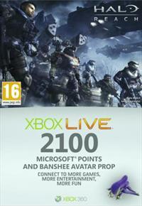 Microsoft Xbox Live Points 2100 Halo Reach Thema (Xbox360), Microsoft