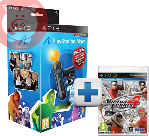 Sony PlayStation Move Starters Pack + Virtua Tennis 4 (PS3), Sony Computer Entertainment