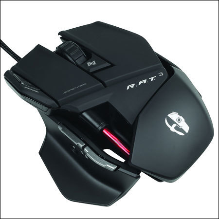 MadCatz Cyborg R.A.T. 3 Gaming Mouse (zwart) (PC), Saitek