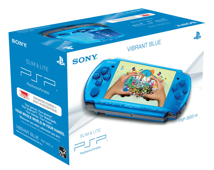 PSP Console 3000 (Blue) (hardware), Sony Entertainment