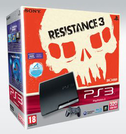 PlayStation 3 Console (320 GB) Slimline + Resistance 3 (PS3), Sony Computer Entertainment