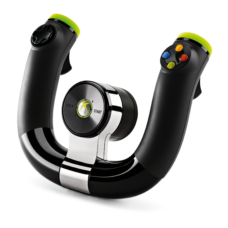 Microsoft Xbox 360 Wireless Speed Wheel (Xbox360), Microsoft