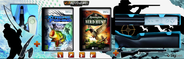 Wildness Adventure + Hengel + Geweer (Wii), Bigben