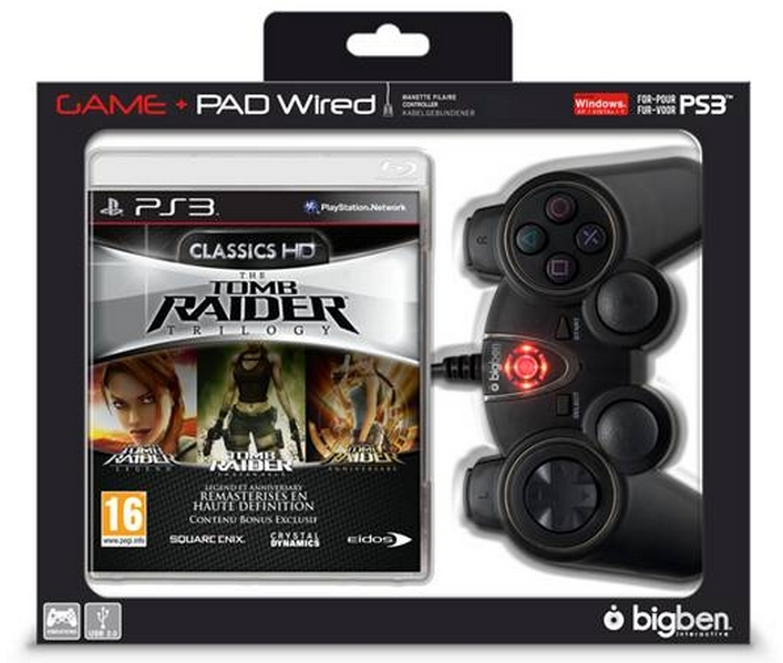 The Tomb Raider Trilogy + Bigben Controller (PS3), Crystal Dynamics