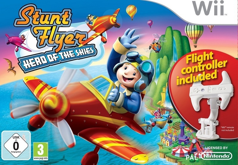 Stunt Flyer + Hero Of The Sky + Flight Controller (Wii), Easy Interactive