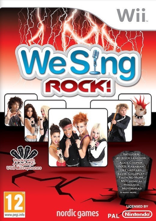 We Sing: Rock! (incl. 2 microfoons) (Wii), Nordic Games