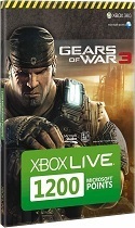 Microsoft Xbox Live Points 1200 Gears of War 3 Thema (Xbox360), Microsoft