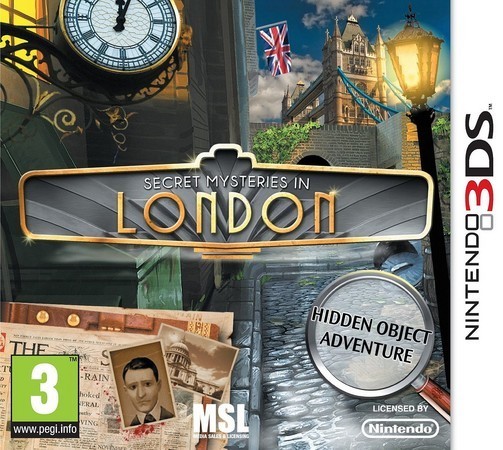 Secret Mysteries In Londen 3DS  (3DS), MSL