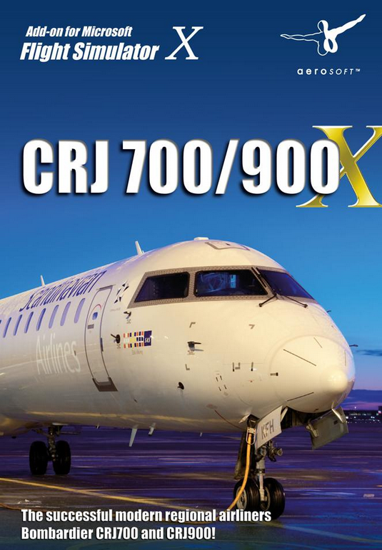 Flight Simulator X: CRJ 700/900 uitbreiding (PC), Aerosoft