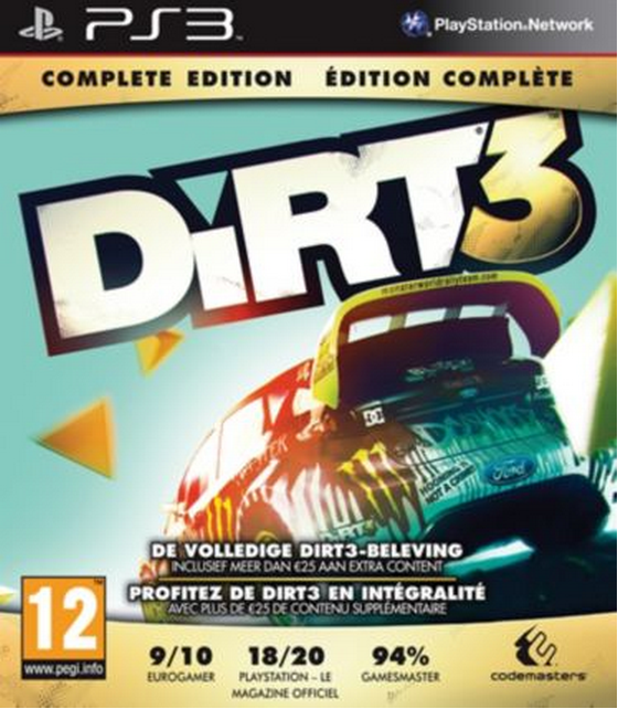 Dirt 3 Complete Edition (PS3), Codemasters