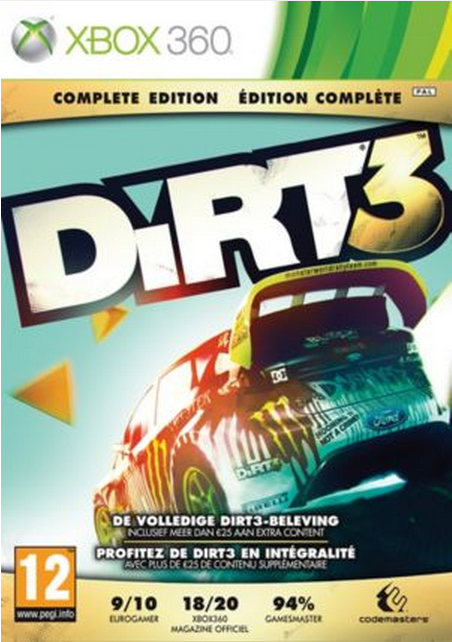 Dirt 3 Complete Edition (Xbox360), Codemasters