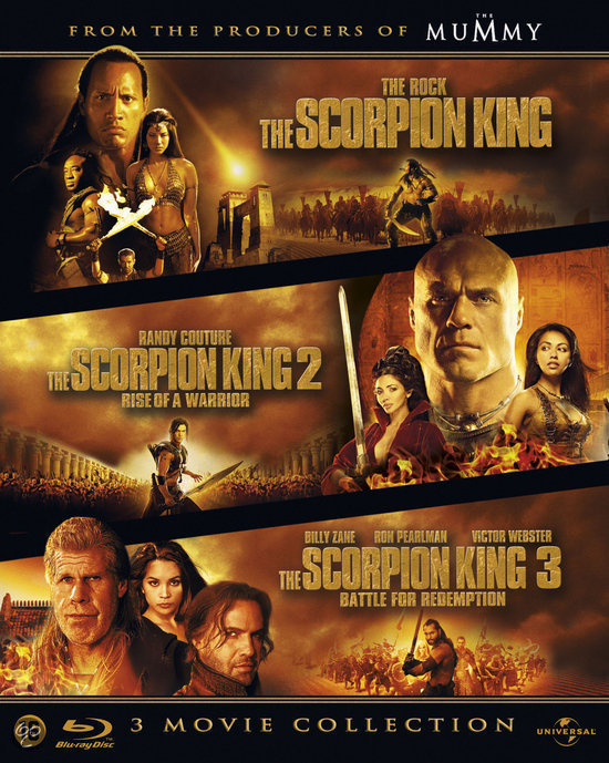 The Scorpion King 1-3 (Blu-ray), Chuck Russell, Russell Mulcahy en Roel Reiné