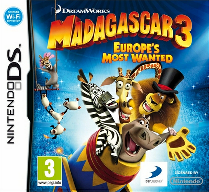Madagascar 3: Europe's Most Wanted (NDS), Monkey Bar Games