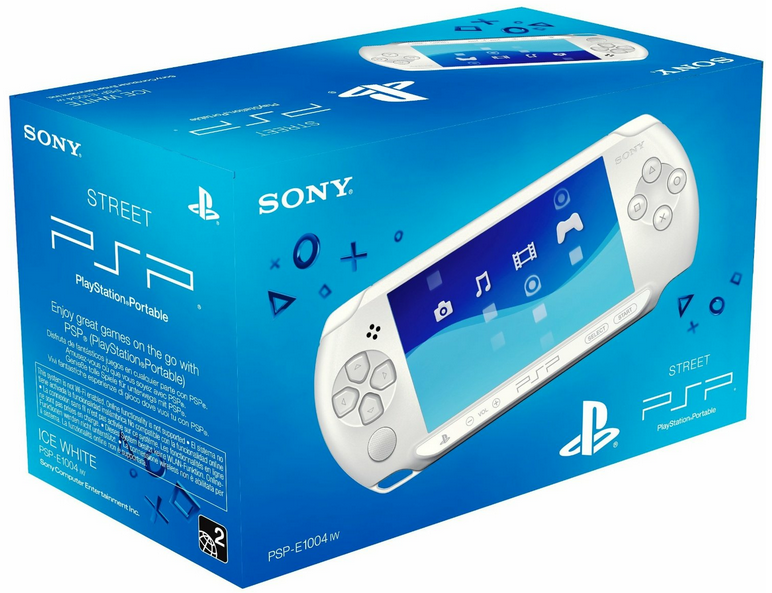 PSP Console E1000 (Wit) (hardware), Sony