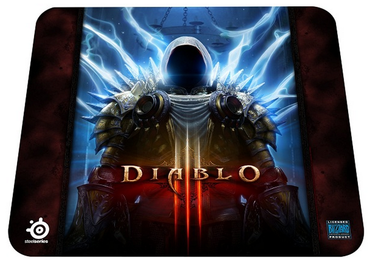 SteelSeries QcK Muismat Diablo III: Tyrael Edition (PC), SteelSeries
