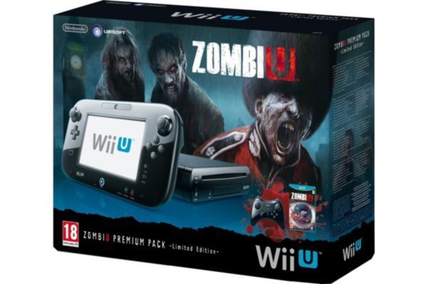 Wii U Console 32GB Premium + ZombiU + Pro Controller (zwart) (Wiiu), Nintendo