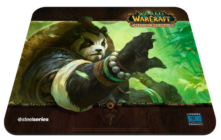 SteelSeries QcK Muismat World of Warcraft Mists Of Pandaria: Forest Edition (PC), SteelSeries