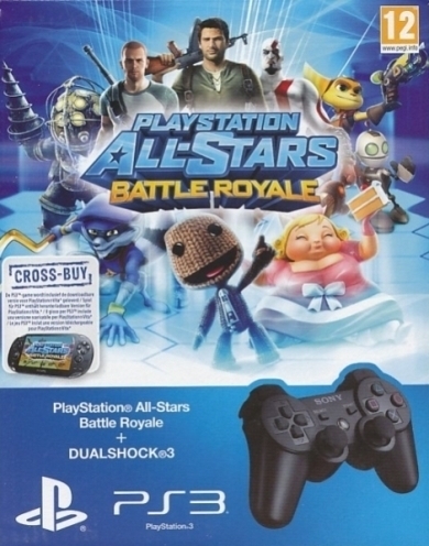 Sony Wireless Dualshock 3 Controller (zwart) + PlayStation All-Stars Battle Royale (PS3), Sony Computer Entertainment