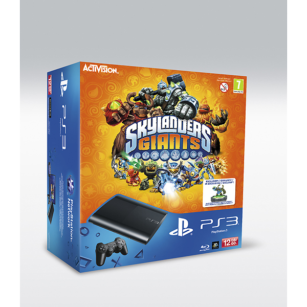 PlayStation 3 Console (12 GB) Super Slim + Skylanders: Giants Starter Pack (PS3), Sony Computer Entertainment