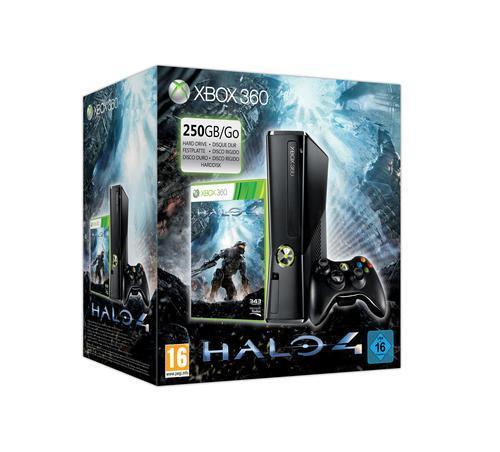 Xbox 360 Console Slim 250 GB + Halo 4 (Xbox360), Microsoft