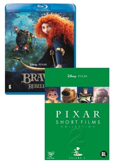 Brave + DVD Pixar Short Films Collection 2 (Blu-ray), Mark Andrews, Brenda Chapman, Steve Purcell