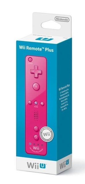 Wii U Remote Plus (roze) (Wiiu), Nintendo
