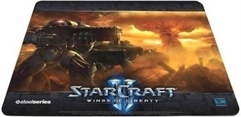 SteelSeries QcK Muismat Star Craft II: Marine Edition (PC), SteelSeries
