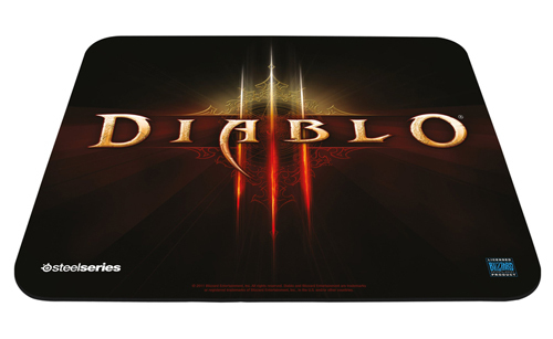 SteelSeries QcK Muismat Diablo III: Logo Edition (PC), SteelSeries