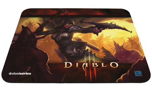 SteelSeries QcK Muismat Diablo III: Demon Hunter Edition (PC), SteelSeries