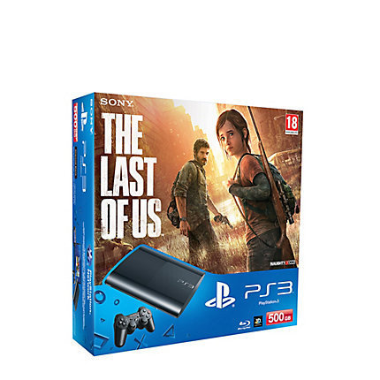 PlayStation 3 Console (500 GB) Super Slim + The Last Of Us (PS3), Sony Computer Entertainment