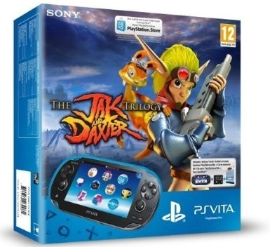 PlayStation Vita Console WiFi + 8 GB Memory Card + Jak & Daxter Trilogy Voucher (PSVita), Sony Computer Entertainment