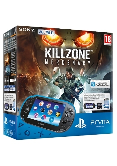 PlayStation Vita Console WiFi + 3G + 8 GB Memory Card + Killzone Mercenary Voucher (NL) (PSVita), Sony Computer Entertainment