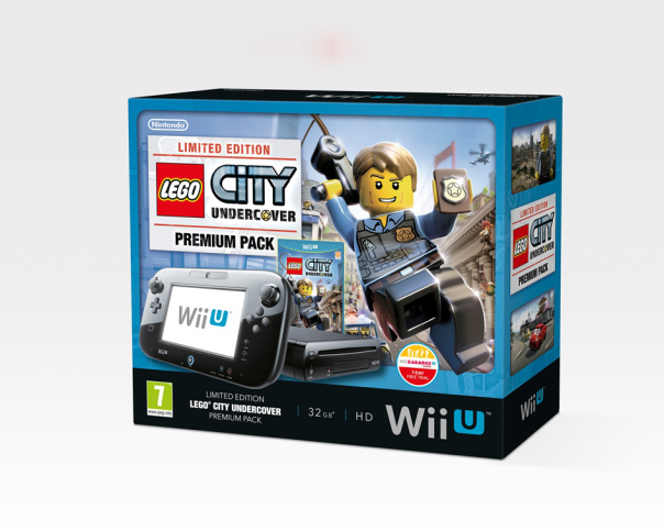 Wii U Console 32GB Premium + LEGO City: Undercover (zwart) (Wiiu), Nintendo
