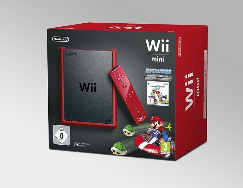 Wii Mini Console Rood + Mario Kart Wii (Wii), Nintendo