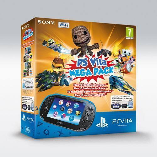 PlayStation Vita Console WiFi + 8 GB Memory Card + Mega Pack Voucher (PSVita), Sony Computer Entertainment