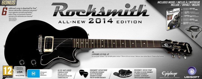 Rocksmith 2014 + Real Tone Cable + Epiphone Les Paul Junior Gitaar (PC), Ubisoft