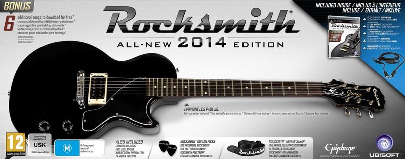 Rocksmith 2014 + Real Tone Cable + Epiphone Les Paul Junior Gitaar (PS3), Ubisoft