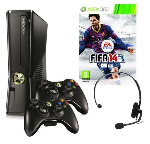Xbox 360 Console Slim 250 GB Starter Pack incl. FIFA 14 (Xbox360), Microsoft