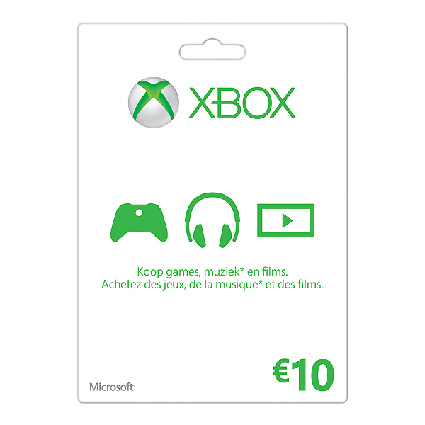 Microsoft Xbox Live Gift Card 10 Euro (Xbox One), Microsoft