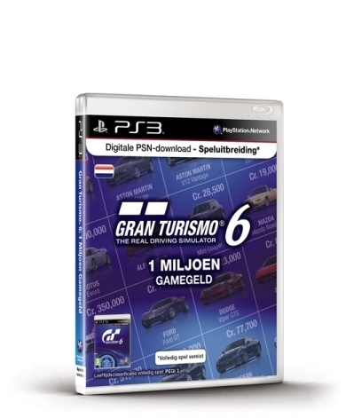 Gran Turismo 6 Credit Voucher 1 Miljoen (NL) (PS3), Polyphony Digital