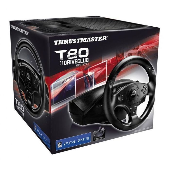 Thrustmaster T80 Racing Wheel - Driveclub Edition (PS4/PS3) (PS4), Thrustmaster
